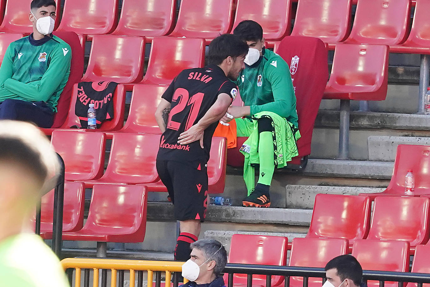 Fotos: Las mejores imágenes del Granada - Real Sociedad