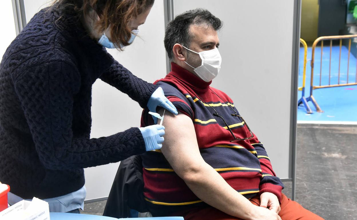 Vacunación esta tarde en el Beotibar de Tolosa.