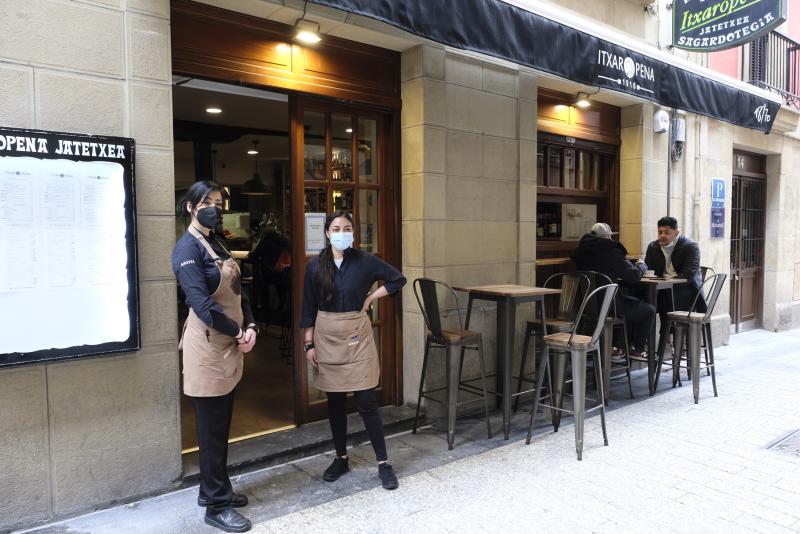 Paro en la hostelería este mediodía. 