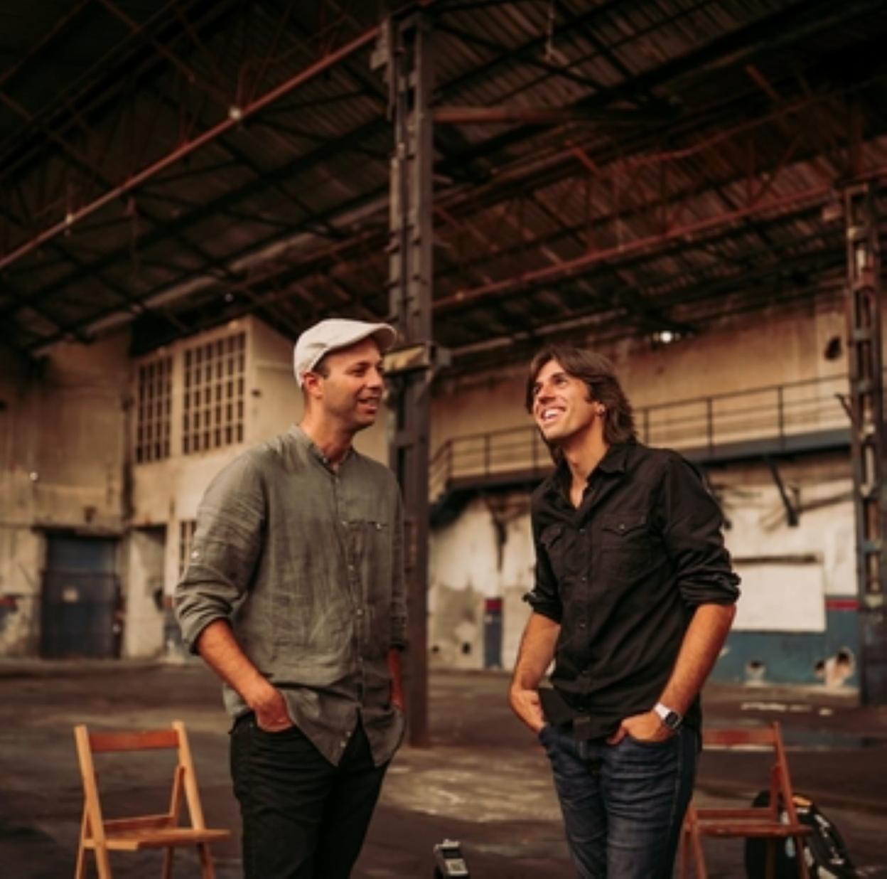 Jon Gurrutxaga eta Urbil Artola. 