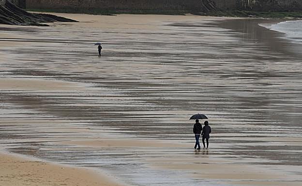 Lluvia para estrenar el puente de San José.