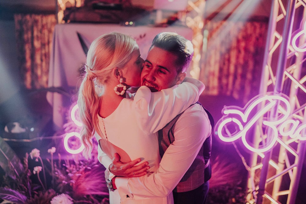 Esta vasca abogó por la practicidad de un look nupcial desmontable que se adaptaba a los distintos momentos de la celebración