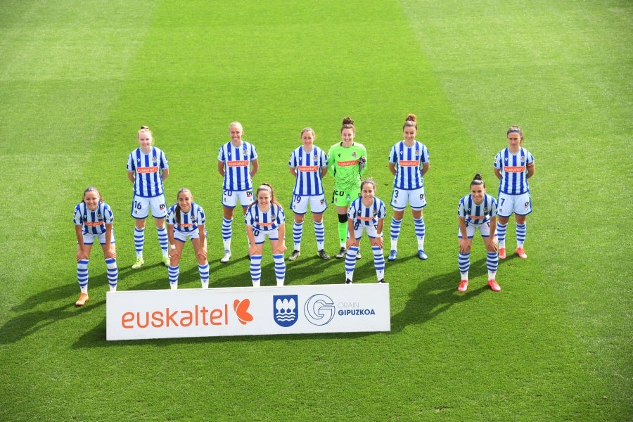 Las azulgranas han frenado la buena racha de las txuri-urdin este mediodía en Zubieta.