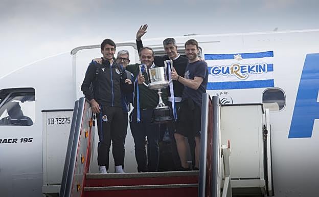 Galería. La Copa aterriza en Hondarribia. 