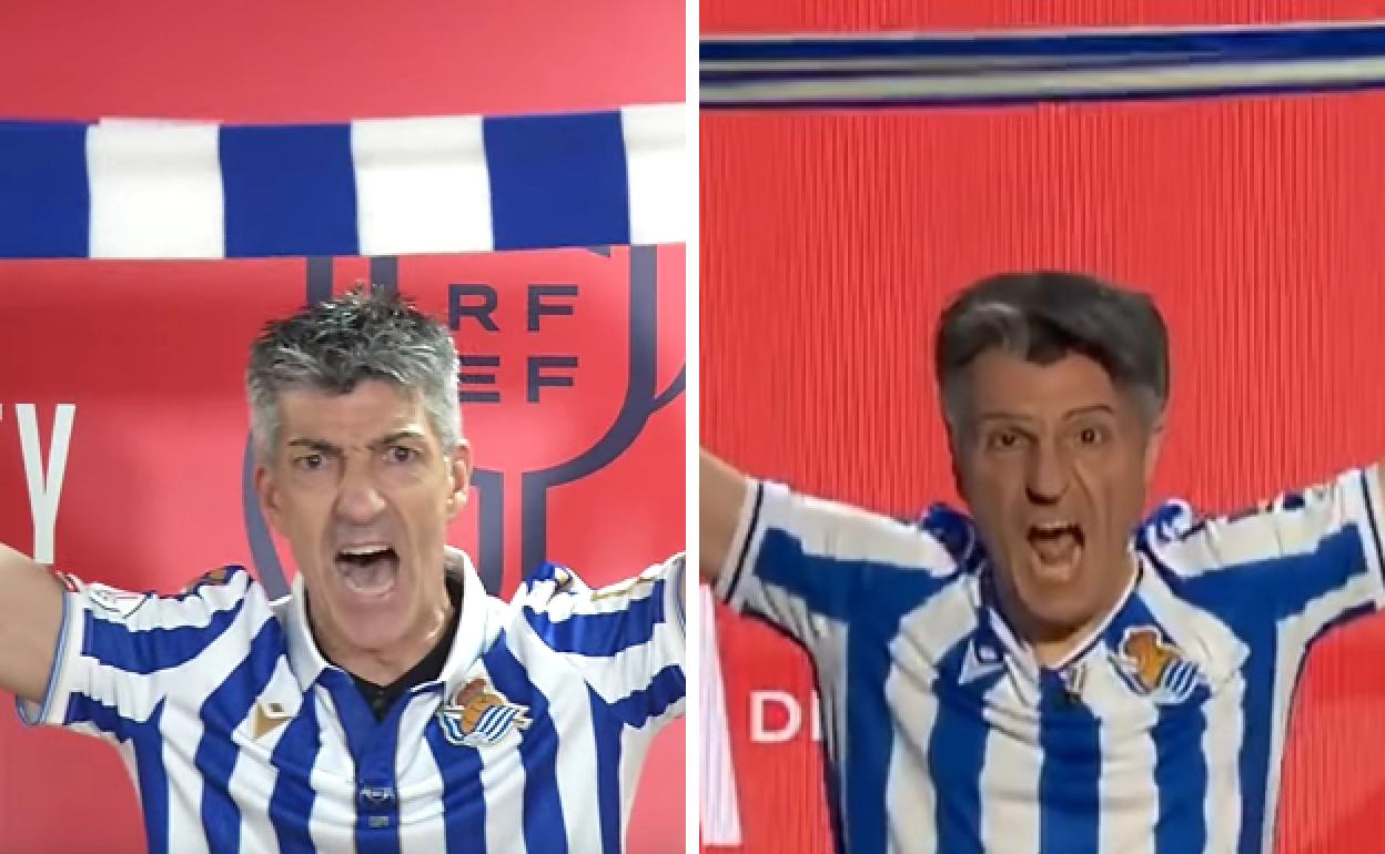 Real Sociedad: Raúl Pérez vuelve a imitar a Imanol Alguacil para celebrar la Copa del Rey