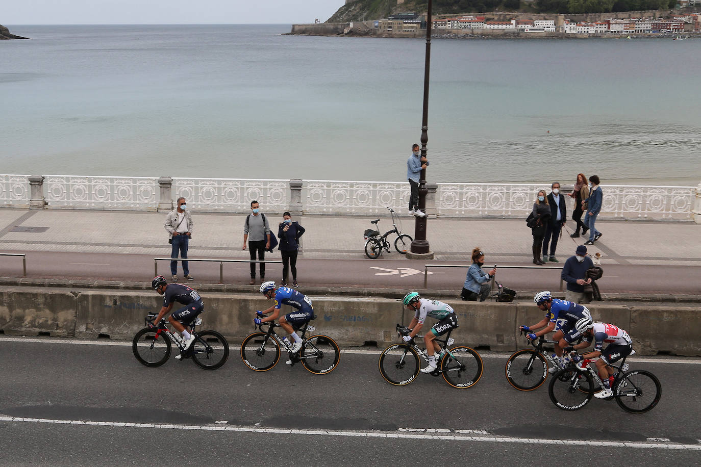 El recorrido entre Hondarribia y Ondarroa podría permitir la primera llegada al sprint de la carrera. 