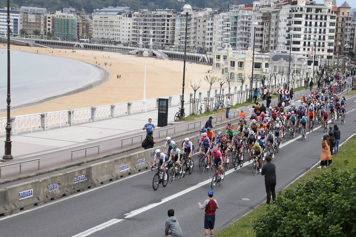 El recorrido entre Hondarribia y Ondarroa podría permitir la primera llegada al sprint de la carrera. 