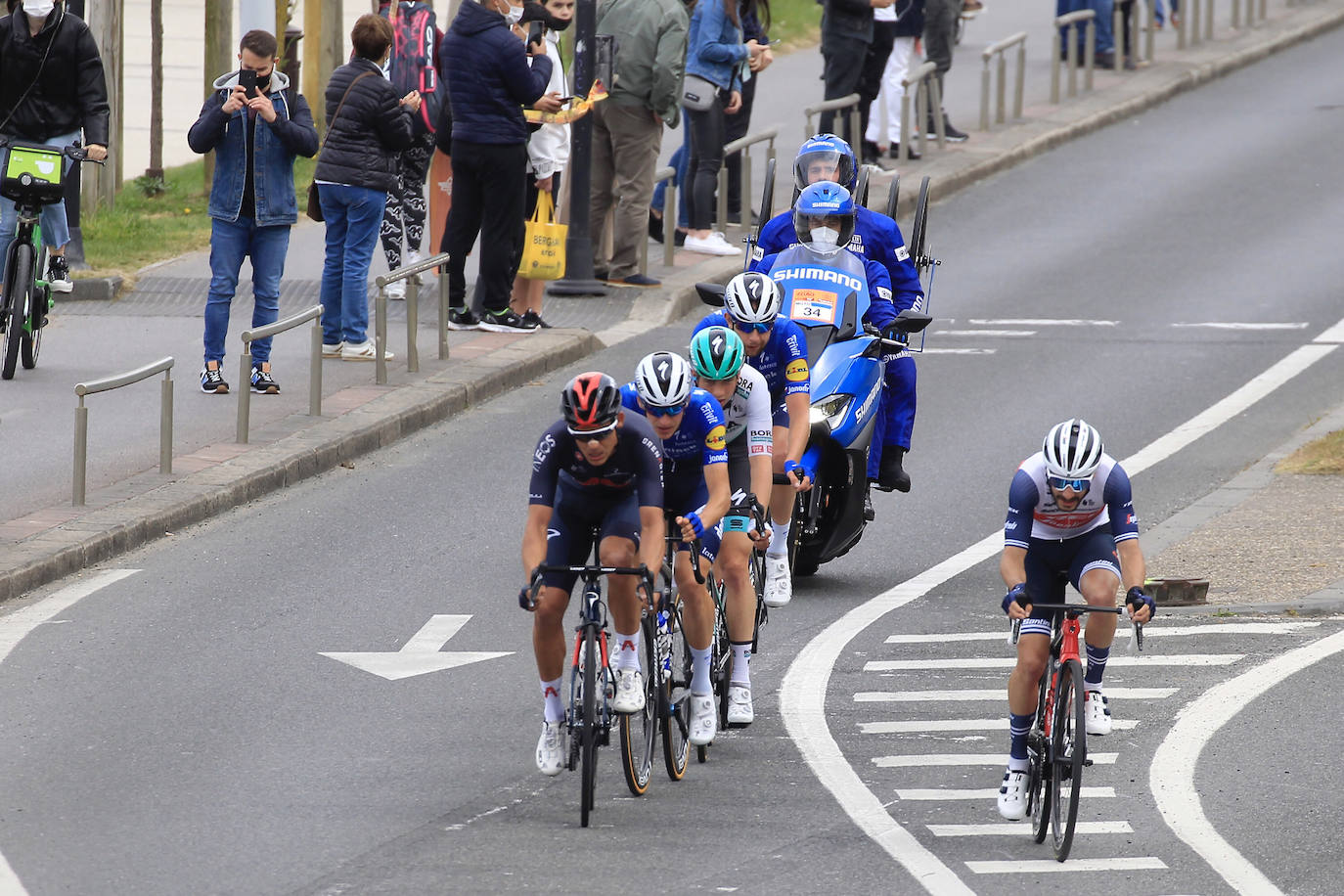El recorrido entre Hondarribia y Ondarroa podría permitir la primera llegada al sprint de la carrera. 