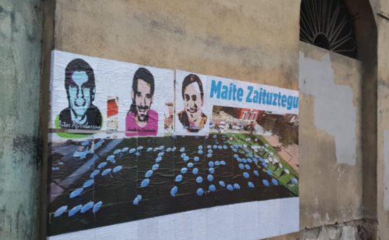 Uno de los carteles denunciados por Covite.