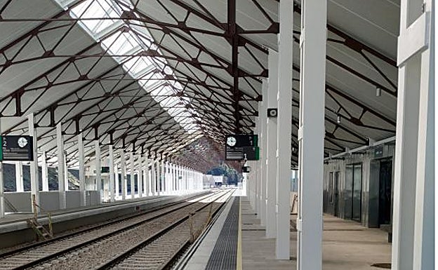 Aspecto de la nueva estación que se inaugura hoy.