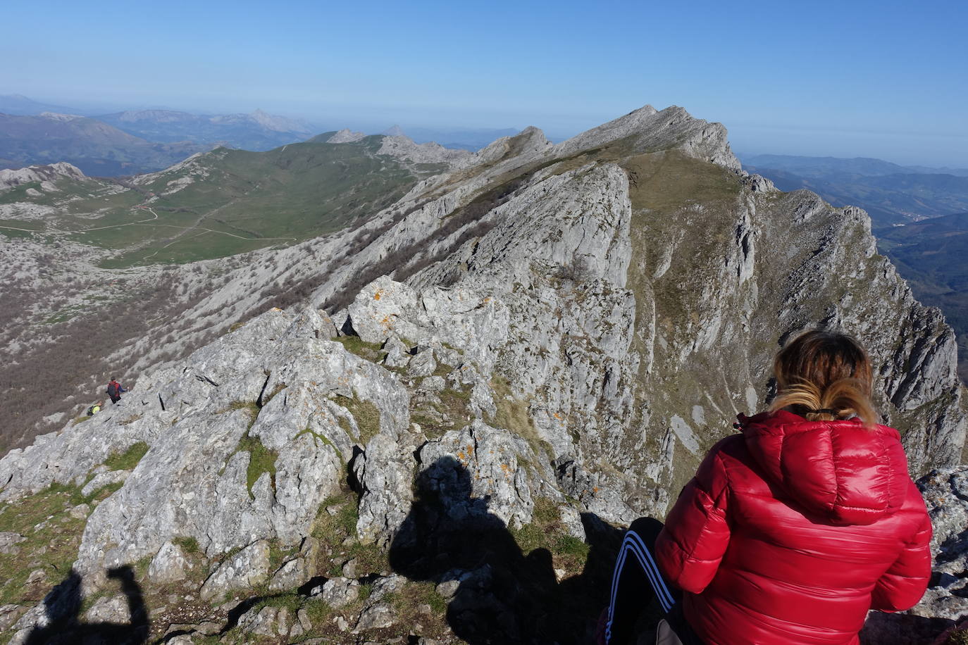 Recorrido por el Aizkorri hasta una de sus cimas, Aitxuri