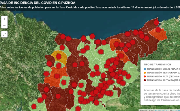 Datos de incidencia del viernes.