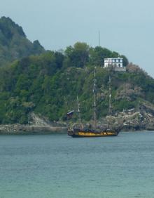 Imagen secundaria 2 - San Sebastián: La fragata rusa ‘Shtandart’ en la Bahía de La Concha