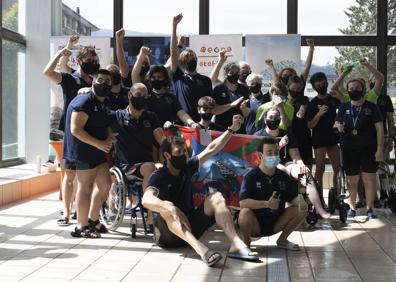 Imagen secundaria 1 - El club Konporta brilla en el Campenato de Gipuzkoa de natación adaptada