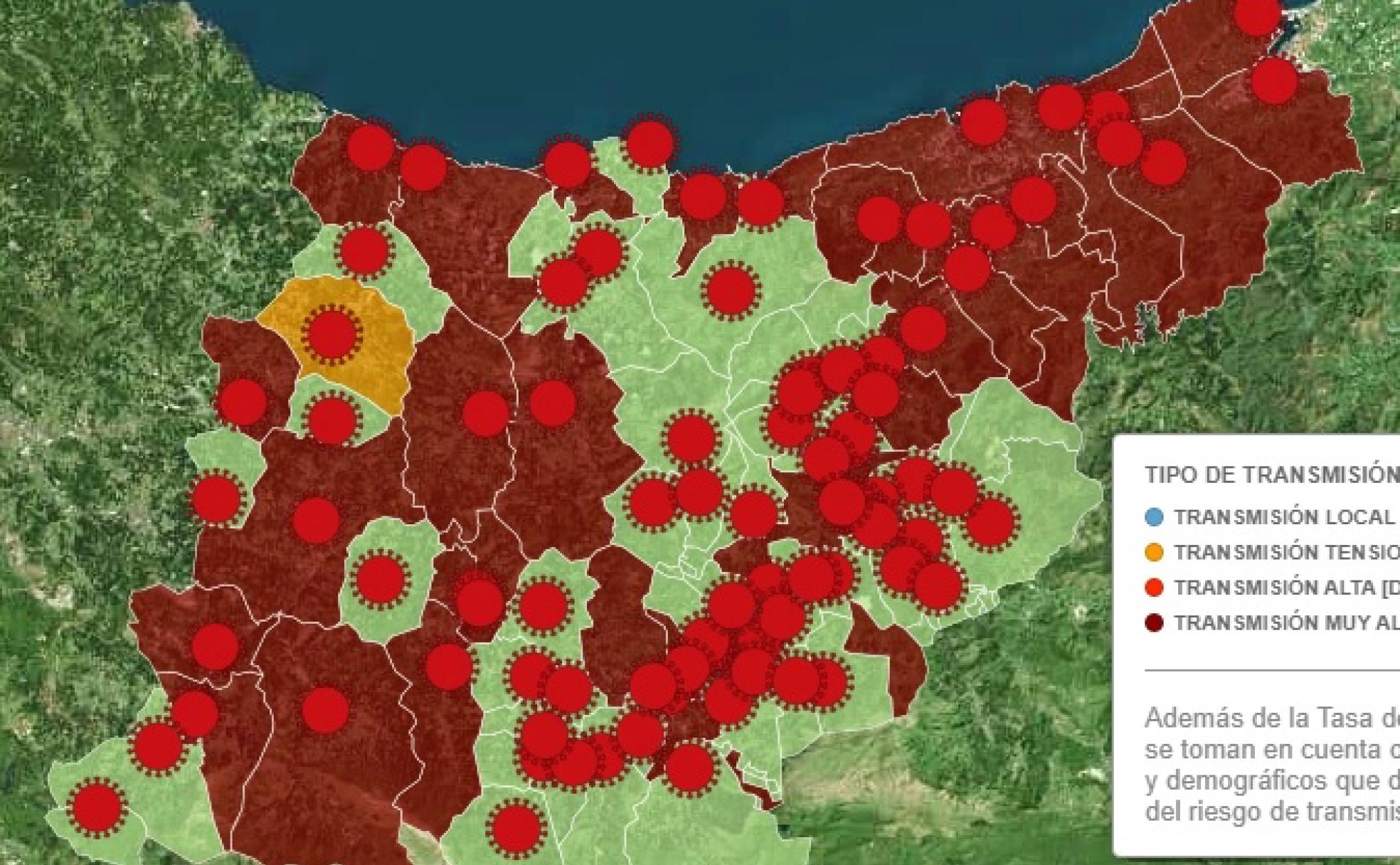 Coronavirus: Elgoibar, una isla entre el mar rojo de Gipuzkoa