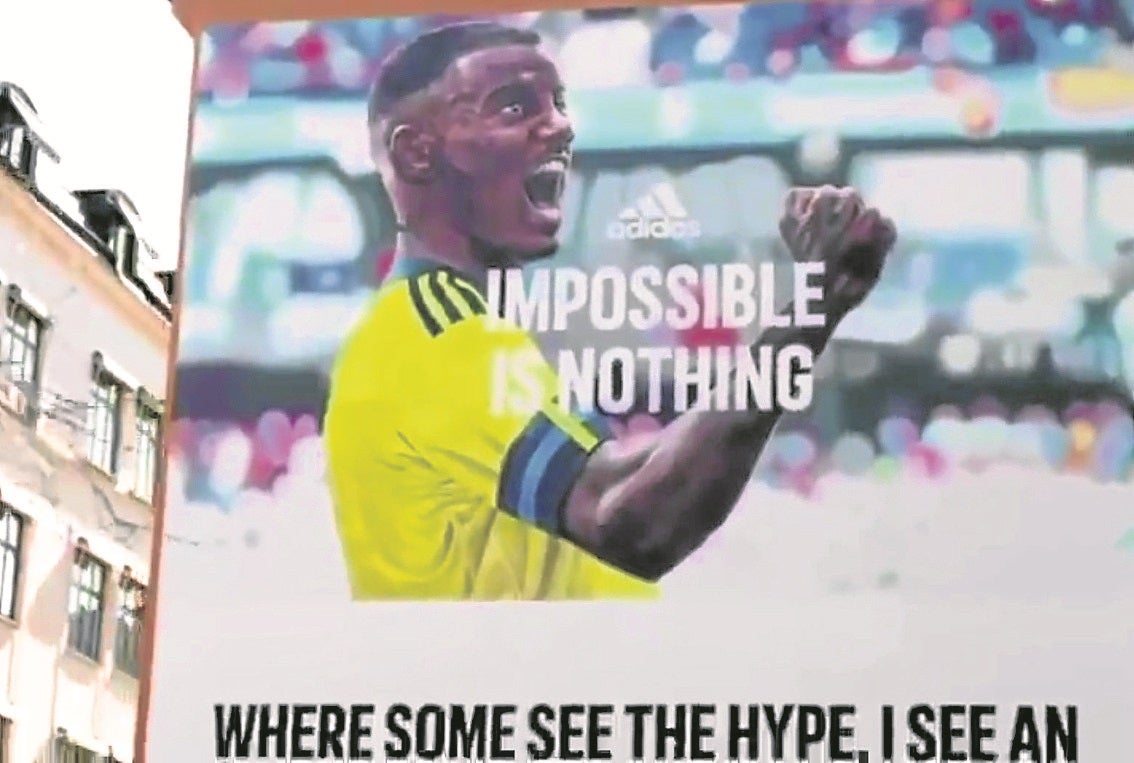 Real Sociedad: Alexander Isak, profeta en su tierra y protagonista de un gran mural en la capital de su país