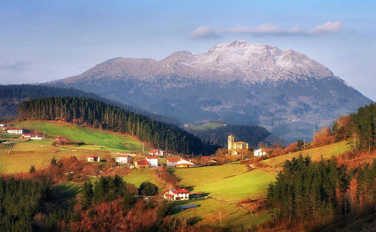 Vistas del Udalaitz. 