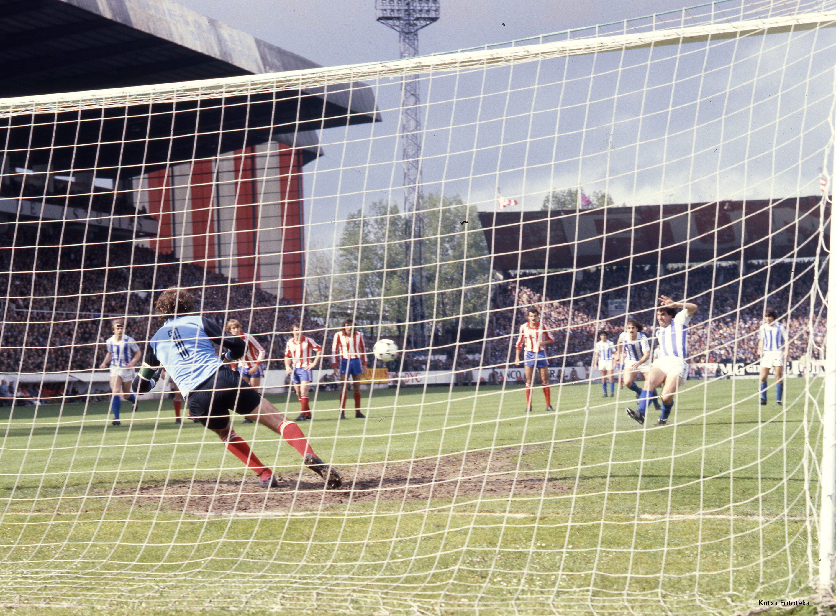 Una imagen en color del encuentro en el que la Real tocó el cielo.