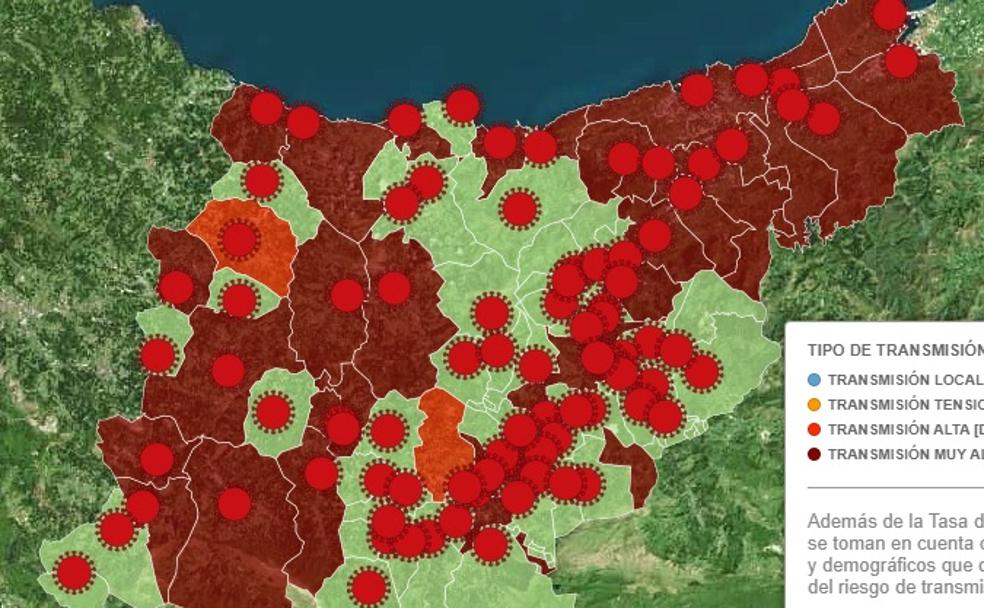 Irun, Andoain, Bergara y Usurbil se cerrarán desde mañana y Beasain sale de la zona roja