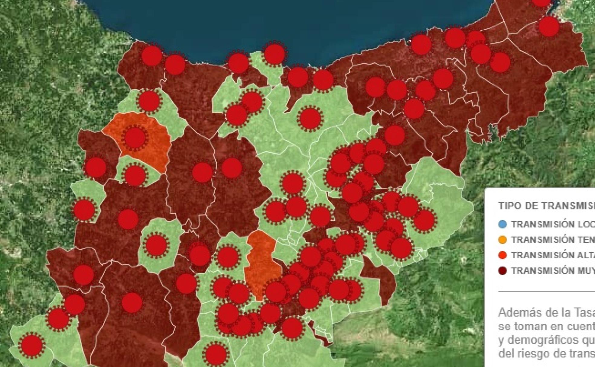 Coronavirus Gipuzkoa: Más de la mitad de los municipios guipuzcoanos en rojo reducen la incidencia del virus