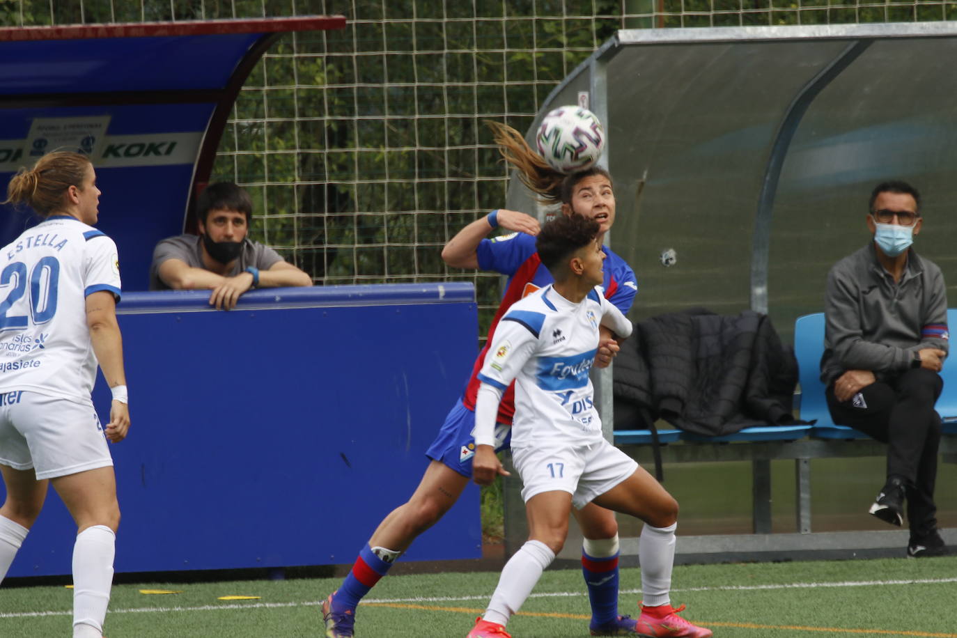 Jimena y Gantxegi han sido las goleadoras armeras. 