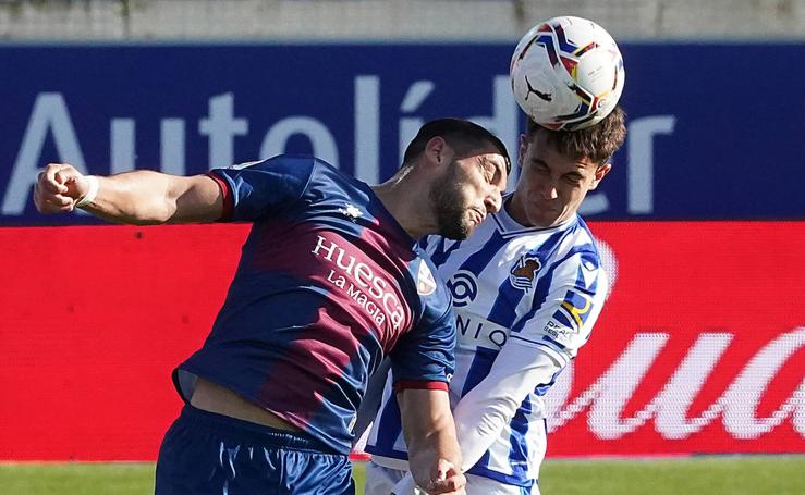 Las mejores imágenes del Huesca-Real Sociedad