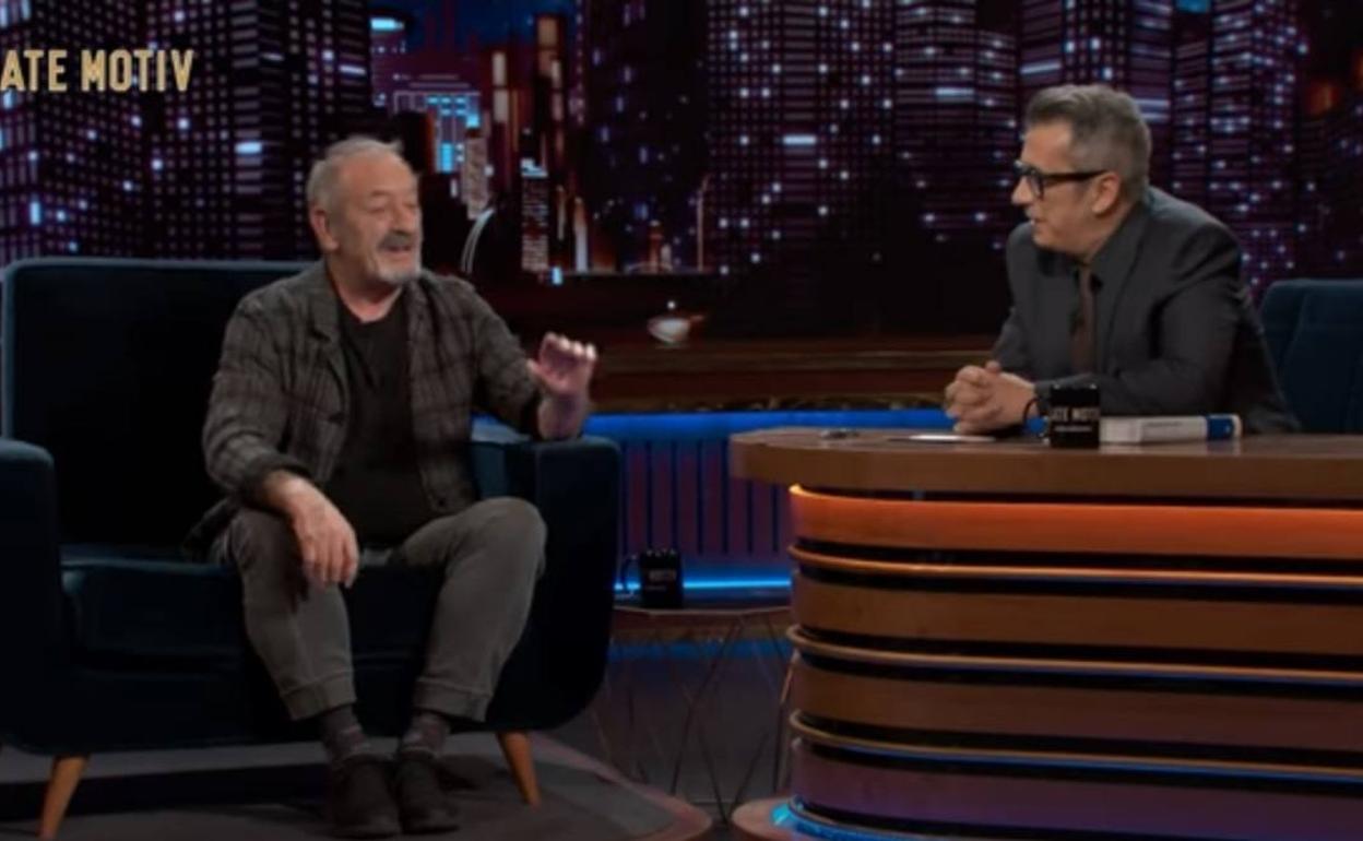 Karlos Arguiñano y Andreu Buenafente, en un momentos del programa 'Late Motiv'.