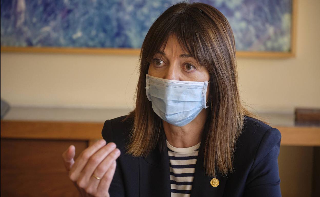 La vicelehendakari segunda y líder del PSE, Idoia Mendia.