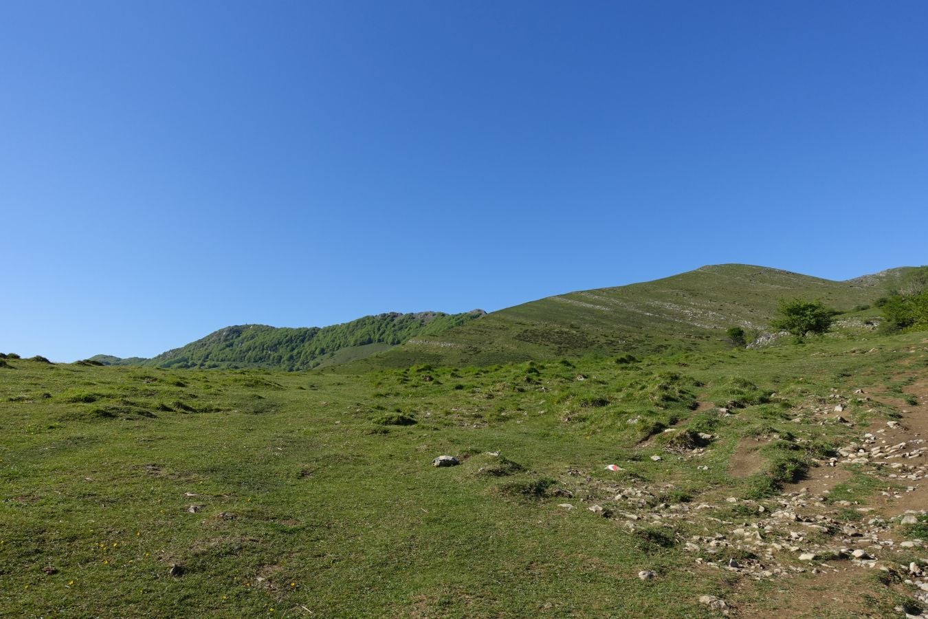 Cima discreta que se mantiene a la sombra de Hernio, entre el mar, el camino de Santiago y la venta en que descansó el gran patrón