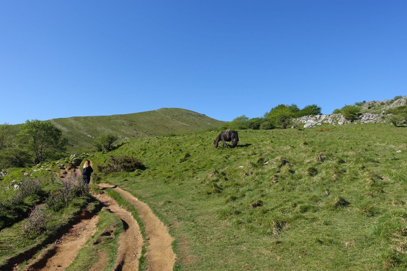 Cima discreta que se mantiene a la sombra de Hernio, entre el mar, el camino de Santiago y la venta en que descansó el gran patrón