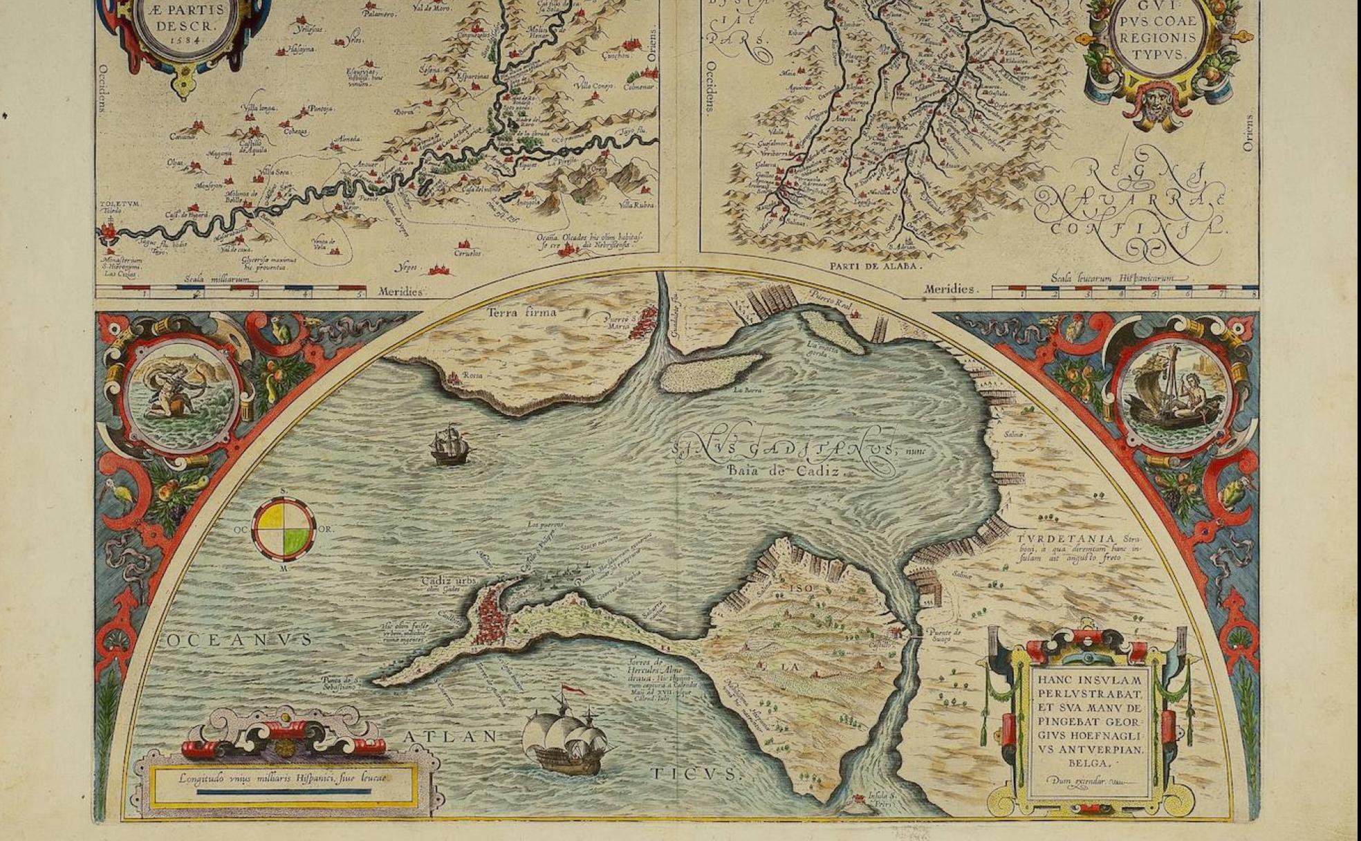 Mapa de Gipuzkoa de 1770 forma parte del atlas del cartógrafo Tomás López, el primero que se hizo de España
