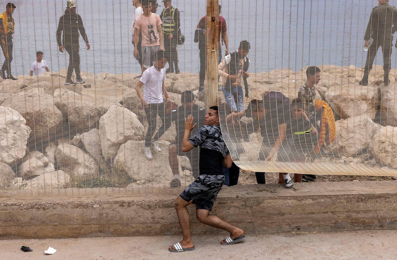 Fotos: Llegada masiva de inmigrantes a Ceuta