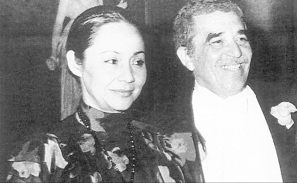 Mercedes y Gabo, en una imagen de archivo. 