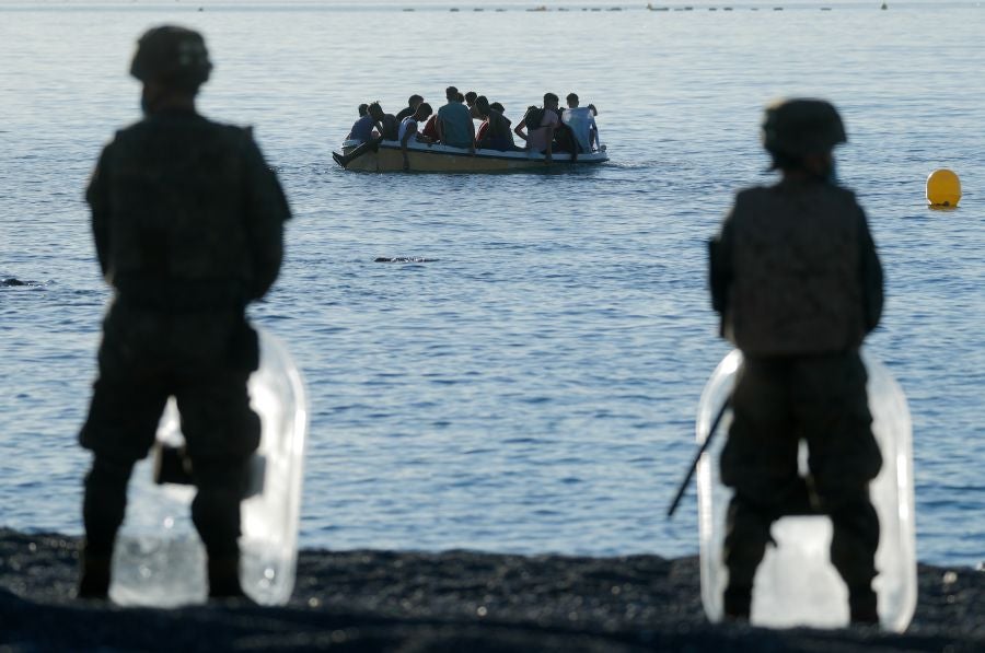 Fotos: Llegada masiva de inmigrantes a Ceuta