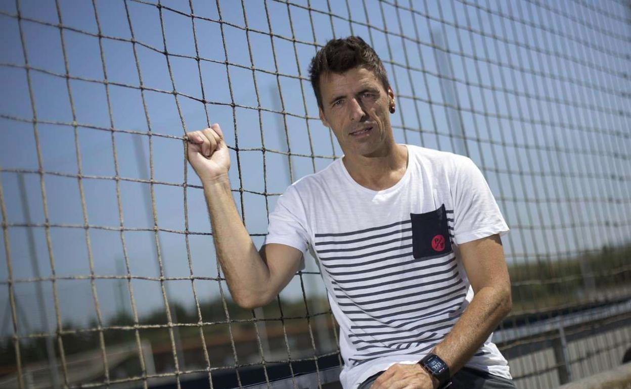 Alkiza, en las instalaciones de Tajonar. 