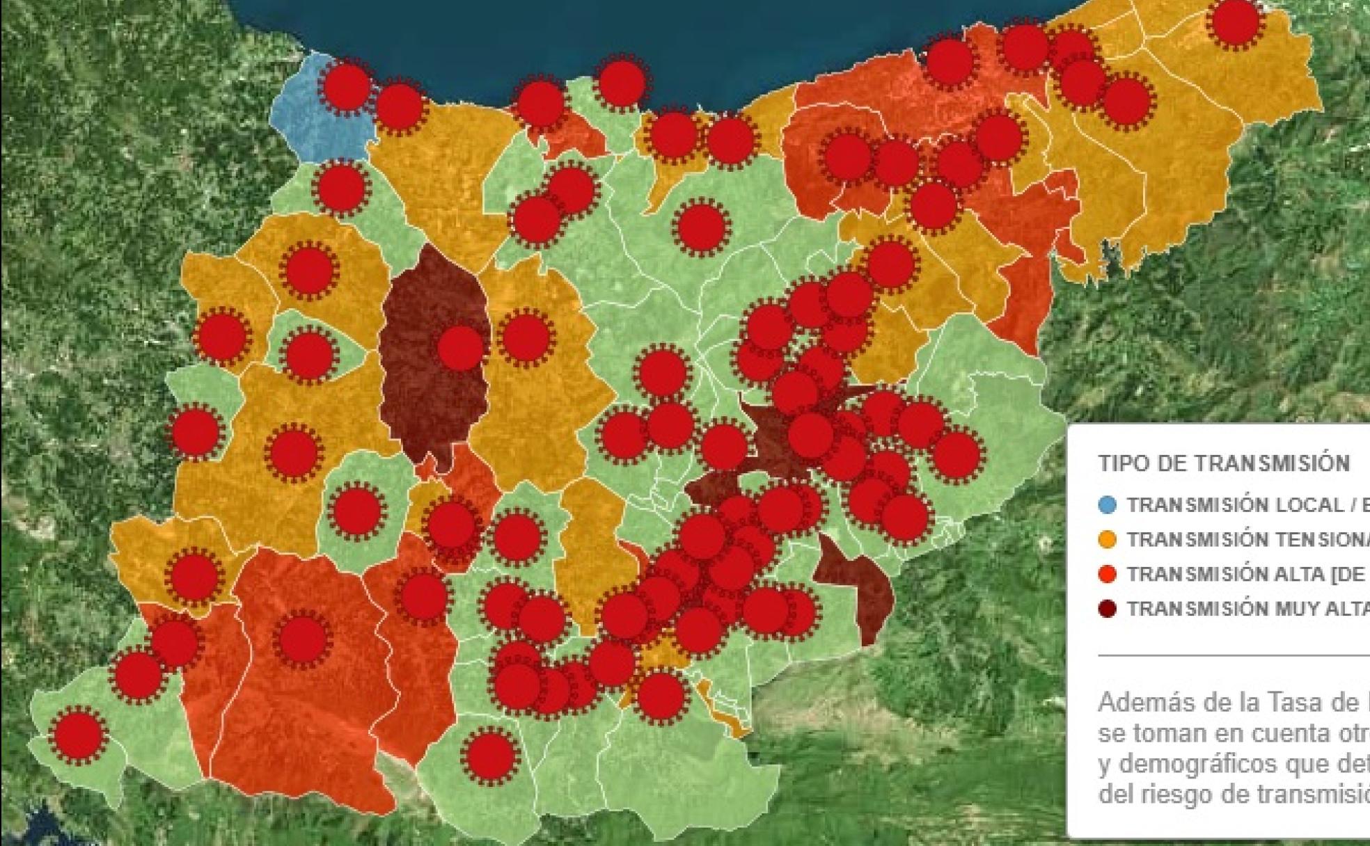 Coronavirus Gipuzkoa: Oñati deja a Tolosa y Azkoitia como las únicas localidades en rojo