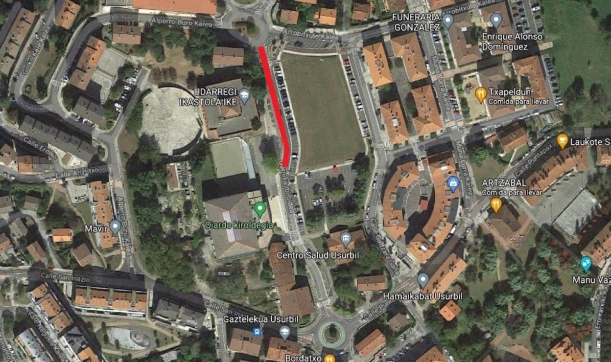 Agerialdeko errotondatik behera ezingo da jaitsi gaur arratsaldean. 