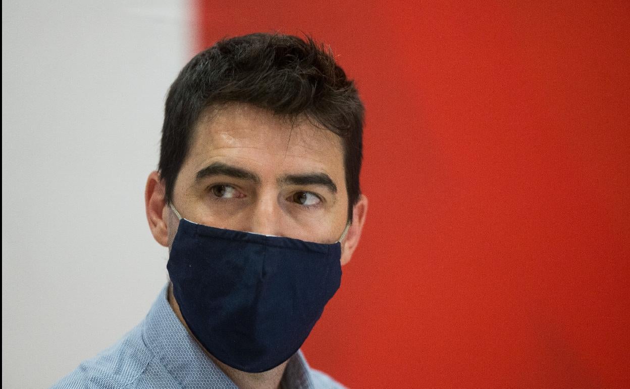 Andoni Iraola, actual entrenador del Rayo Vallecano.
