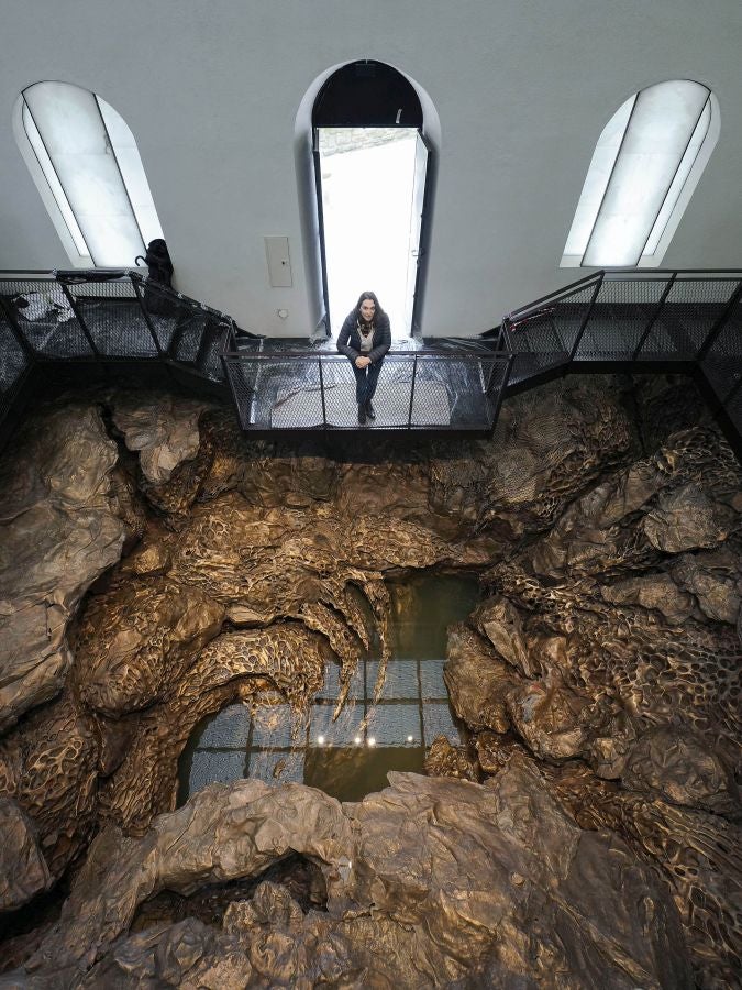 Fotos de Hondalea, la obra de Cristina Iglesias en la isla Santa Clara