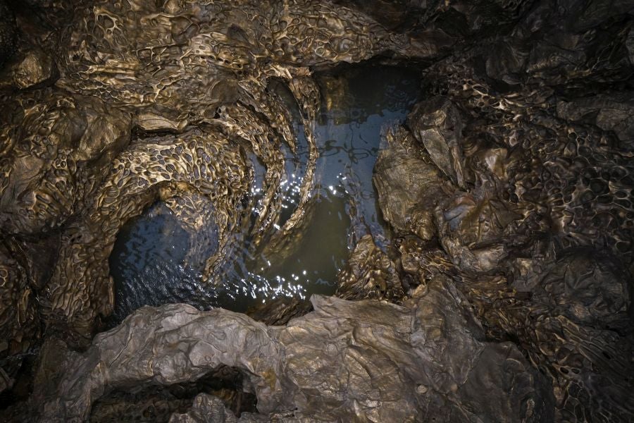 Fotos de Hondalea, la obra de Cristina Iglesias en la isla Santa Clara