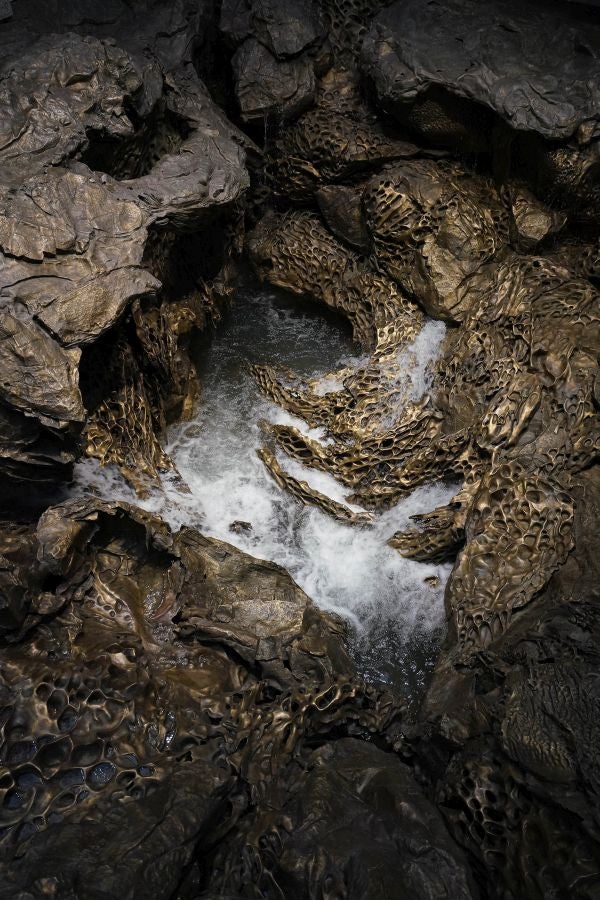 Fotos de Hondalea, la obra de Cristina Iglesias en la isla Santa Clara