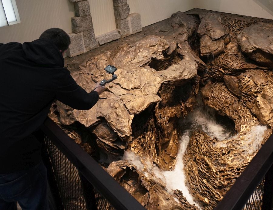 Fotos de Hondalea, la obra de Cristina Iglesias en la isla Santa Clara