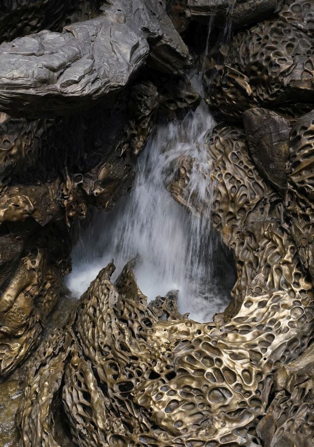 Fotos de Hondalea, la obra de Cristina Iglesias en la isla Santa Clara