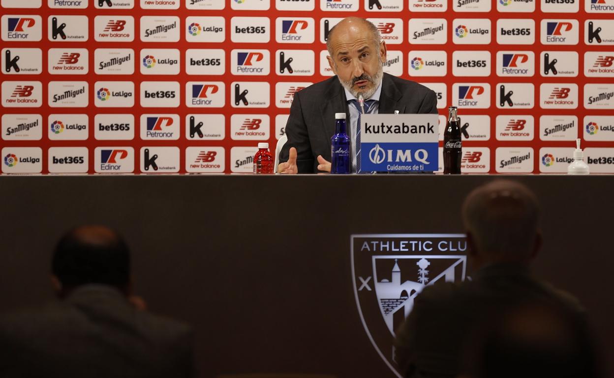 Aitor Elizegi, presidente del Athletic Club de Bilbao. 