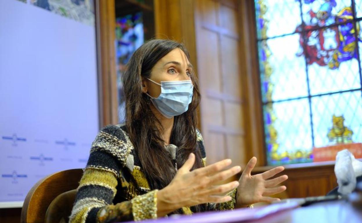 La delegada municipal de Igualdad, Miren Echeveste. 