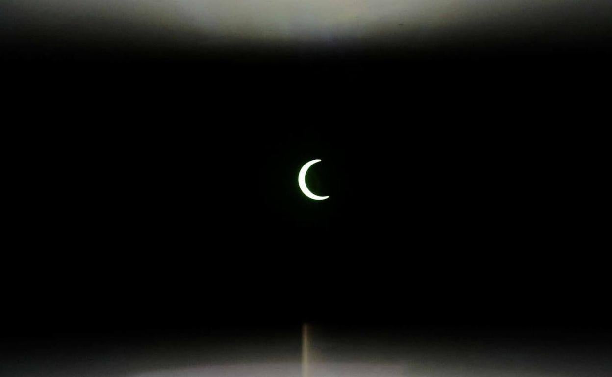 Eclipse anular de sol. 