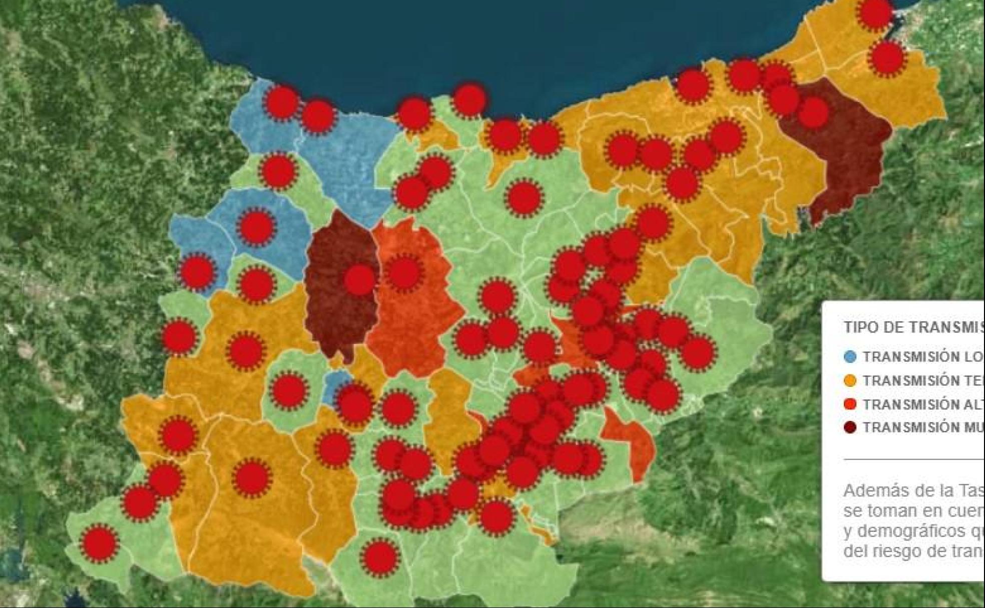 Consulta la incidencia del coronavirus en cada localidad de Gipuzkoa