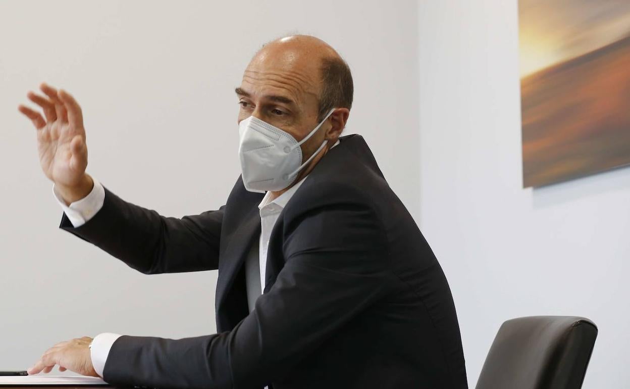 El presidente de Confebask, Eduardo Zubiaurre.