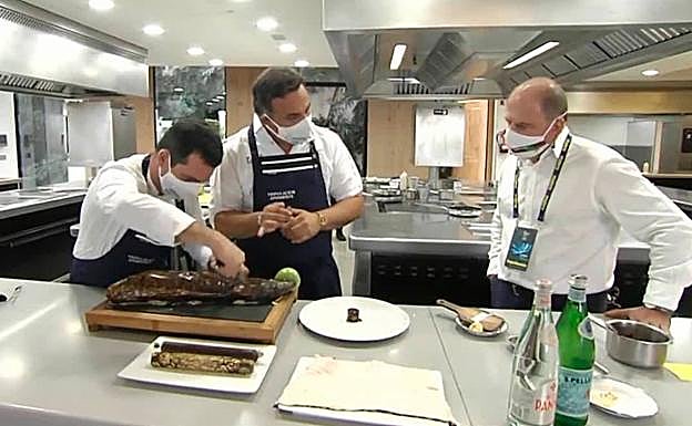 Receta de parfait de morena de Ángel León