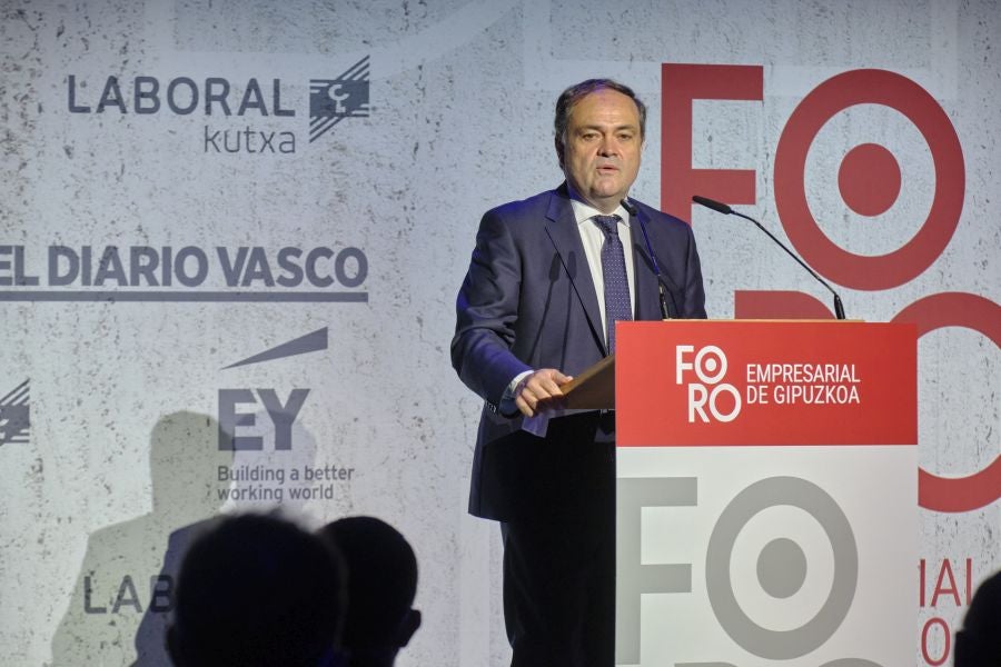 Jokin Aperribay, presidente de la Real Sociedad, ha participado en la undécima edición del foro, organizado por El Diario Vasco
